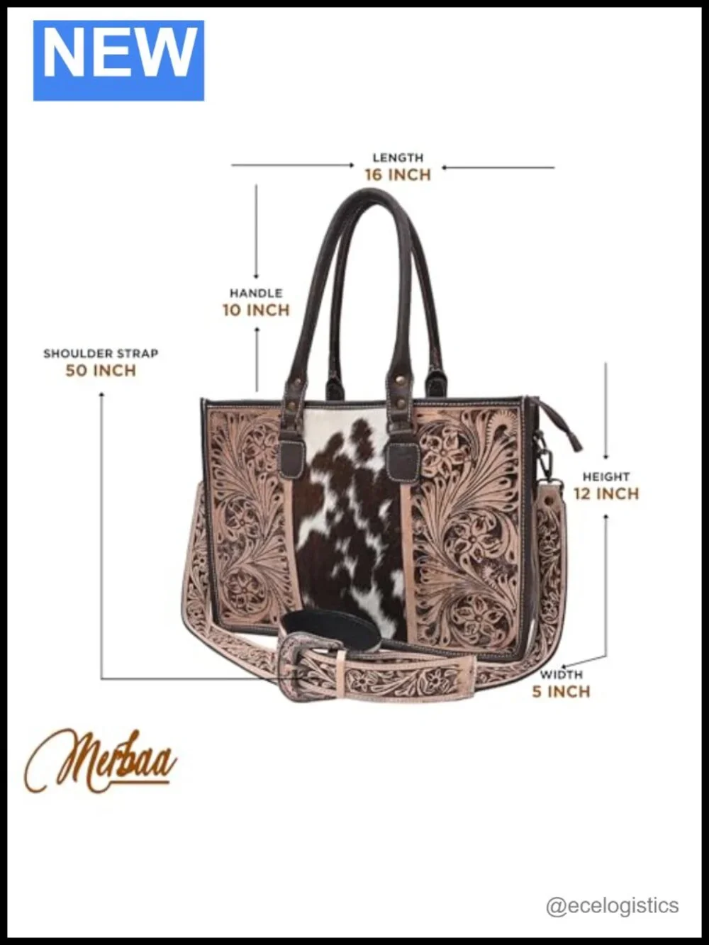 Women's Cowhide Leather Messenger Handbag Purse Sling Bag Adjustable Detachable